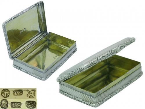 Georgian Silver Snuff Box 1824
